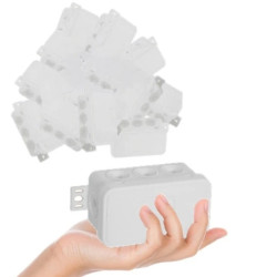 VIPLAST Puszka V8 Bryzgoszczelna Biała IP54 10 Sztuk