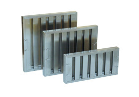 Filtr panelowy wymiary rzeczywiste 241 x 495 x 45mm Labiryntowy, tłuszczowy wymiary 10 x 20 x 2cal