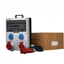 Rozdzielnica budowlana z kablem ECO-S/FI SKH 32A 16A 2x230V Doktorvolt 9764