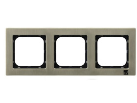 SONATA NOWE SREBRO Ramka 3 potrójna nowe srebro R-3RM/44 OSPEL