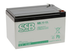 Akumulator AGM 12V 12Ah faston 6.3 SSB SBL12-12L