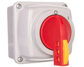 Łącznik krzywkowy 0-I 3P 16A w obudowie na kłódkę IP65 Łuk E16-13/5 951683