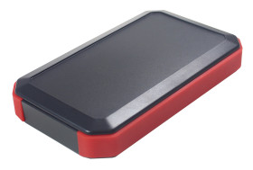 Obudowa ręczna 88 x 146 x 25mm ABS Czarny, czerwony