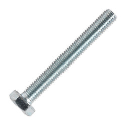 Sealey SS1080 HT Setscrew M10 x 80mm 8.8 Zinc DIN 933 Pack of 25