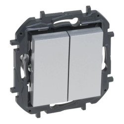 Niloe Step Łącznik świecznikowy 10A - kolor aluminium 863305B