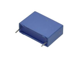 Kondensator; poliestrowy; MKT; 4,7uF; 100V DC/63V AC; PCMT468; PCMT46822475; 5%; 8,5x18x26mm; 22,5mm; luzem; -55...+105°C; Pilko