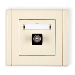 Gniazdo antenowe TV pojedyncze