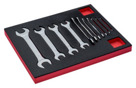 Pojemnik na narzędzia, W 362mm, L 445mm, H 40mm