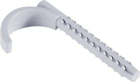 Uchwyt kablowy Jäger Direkt 743121 do montażu w ścianie, bez halogenów, bez krzemu, stabilność UV 1 szt.