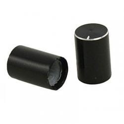 GCL10-15 gałka potencjometru z wskaźnikiem czarna, średnica 15mm