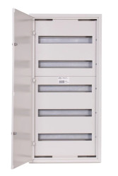 Rozdzielnica modułowa natynkowa NRPsm 90 (5x18) z zamkiem NRPSM 90 Z NRPSM 90 (5X18) Z 90-5-18-2