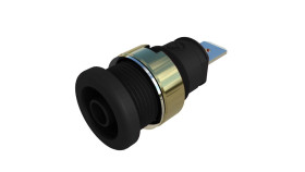 SKS Hirschmann SEB 2620 F6,3 Ni schwarz Złącze żeńskie do zabudowy bezpieczne 1 szt.