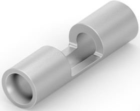 Butt connector, uninsulated, 1.25-2.0 mm², AWG 16 to 14, silver, 15.1 mm, 327025