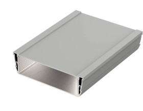 Bopla ASP 1540-0200 9006 (94151200) - asymetryczny profil aluminiowy zamknięty (154 x 44 x 200 mm)