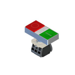 Kompletny układ przycisku 1 NO + 1 NC średnica wycięcia 22.5mm RS PRO