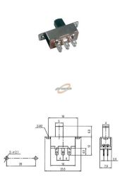 PRZEŁACZNIK SUWAKOWY ŚREDNI