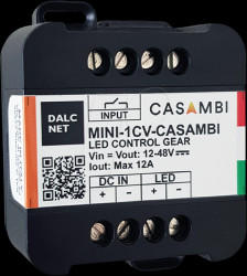 MINI-1CV-CASAMBI LED dimmer, PWM, 12 V - 48 V, 10 A CV, Casambi