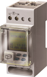 Przełącznik czasowy DIN 1-kanałowy Cyfrowe 230 V AC Siemens SPDT