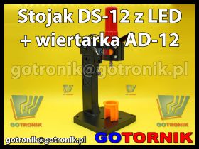 Stojak DS-012 LED + wiertarka AD-12