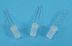 LED 5mm WC CYLIND.MATOWA 750mcd