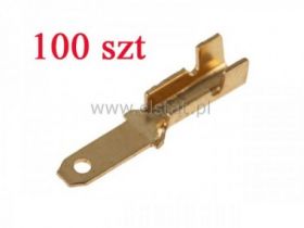 Konektor WT ( wsuwka) mosiądz 2,8 / A-1 + zaczep