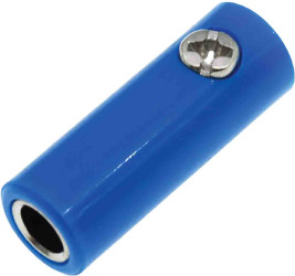 Gniazdo bananowe Żeński Śruba typ Gniazdo bananowe Niebieski 32A RS PRO