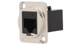 Łącznik Ft Rj45 8P8c Kat 5E Gniazdo Z Obu Stron Cp30220m