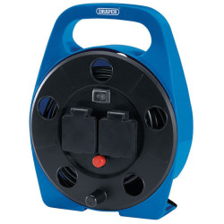 Draper 99294 2-way 10m Cable Reel with LED Worklight