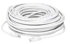 Kabel Ethernet Cat6 długość 30m Z zakończeniem RS PRO PVC l. żył: 8 średnica 5.5mm