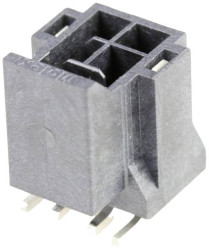 Molex Obudowa złącza pin męskiego na PCB Ilość pinów 4 Wymiary siatki: 2.50 mm 1054291204 1 szt. taśma na dużej rolce