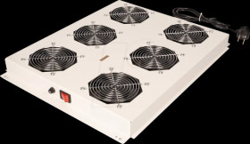 26210309 19" roof fan unit 6 fans, gray