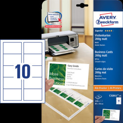 C32011-25 250 business cards with smooth edges