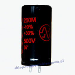 Kondensator 250uF/500V 88mm Chassis JJ-Electronic