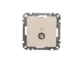 SEDNA DESIGN & ELEMENTS Gniazdo R/TV końcowe (4dB) beżowe SDD112471R SCHNEIDER ELECTRIC
