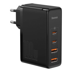 Ładowarka sieciowa Baseus 100W GaN2 Pro USB/USB-C QC4 PD Czarna CCGAN2P