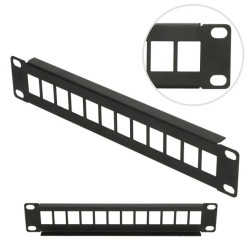 Patchpanel Modularny, 12 portów Extralink 12 Portów 10