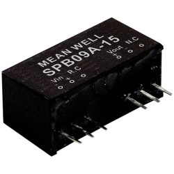 Mean Well SPB09A-12 DC/DC converter 750mA 9W 1 output 1pc