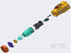 TE Connectivity Obudowa złącza pin męskiego na kabel YHVA630-2PHM-4MM-A 1 szt. paczka