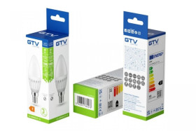 Żarówka LED E14 C37 CERAMIC 10W 1000lm 4000K AC180-250V 160st. LD-SMNDC37-10