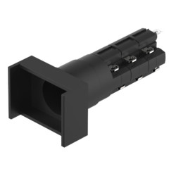 Element wykonawczy przycisku, Siłownik, do uzytku z: Urządzenia przełączające, Czarny, Utrzymane