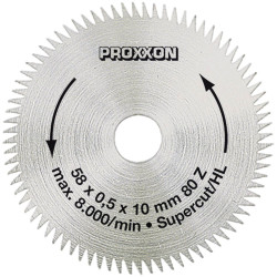 Proxxon Circular Saw Blade 36Z Clean Cuts Multi-Material 80mm 36T