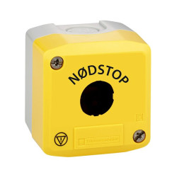 Adapter do przycisków, typ: Pusta stacja sterowania, do użytku z: Funkcja zatrzymania awaryjnego