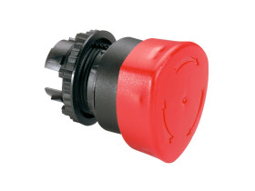 OSMOZ Główka stop (przyciśnij - przekręć) czerwona fi40 bez podświetlenia 023882 LEGRAND