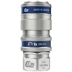 Szybkozłączka pneumatyczna CEJN NPT 1/8 żeńskie rodzaj Żeński Gwint żeński Stal powlekana cynkiem 1/8in