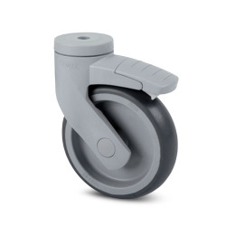 Koło samonastawne średnica kabla 100mm Tente 80kg wysokość całkowita 137mm