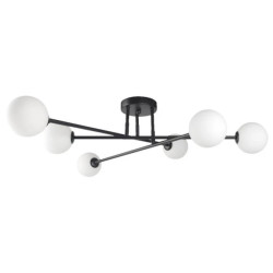 PLAFON DORADO 6 CZARNY LP-002/6C BK LIGHT PRESTIGE