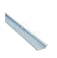 Szyna montażowa DIN niska, pełna, stalowa, 35x7,5x2000 mm, TS35-2m