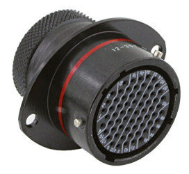 Złącze wielostykowe przemysłowe 66-pinowe, panelowe Gniazdo Souriau Sunbank by Eaton