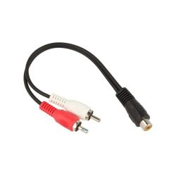 Złącze RCA gn-2wt 0,2m / 3323484 / KPO2616