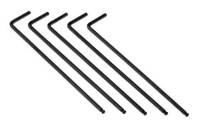 Klucz imbusowy Jednostki metryczne 3mm Końcówka kulkowa, typu L, materiał: Stal chromowo-wanadowa, RS PRO